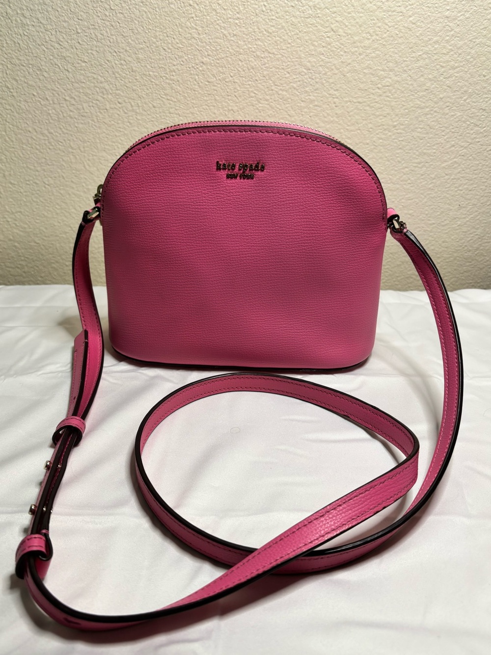 Kate Spade Sylvia Medium Dome Pebbled Leather Crossbody